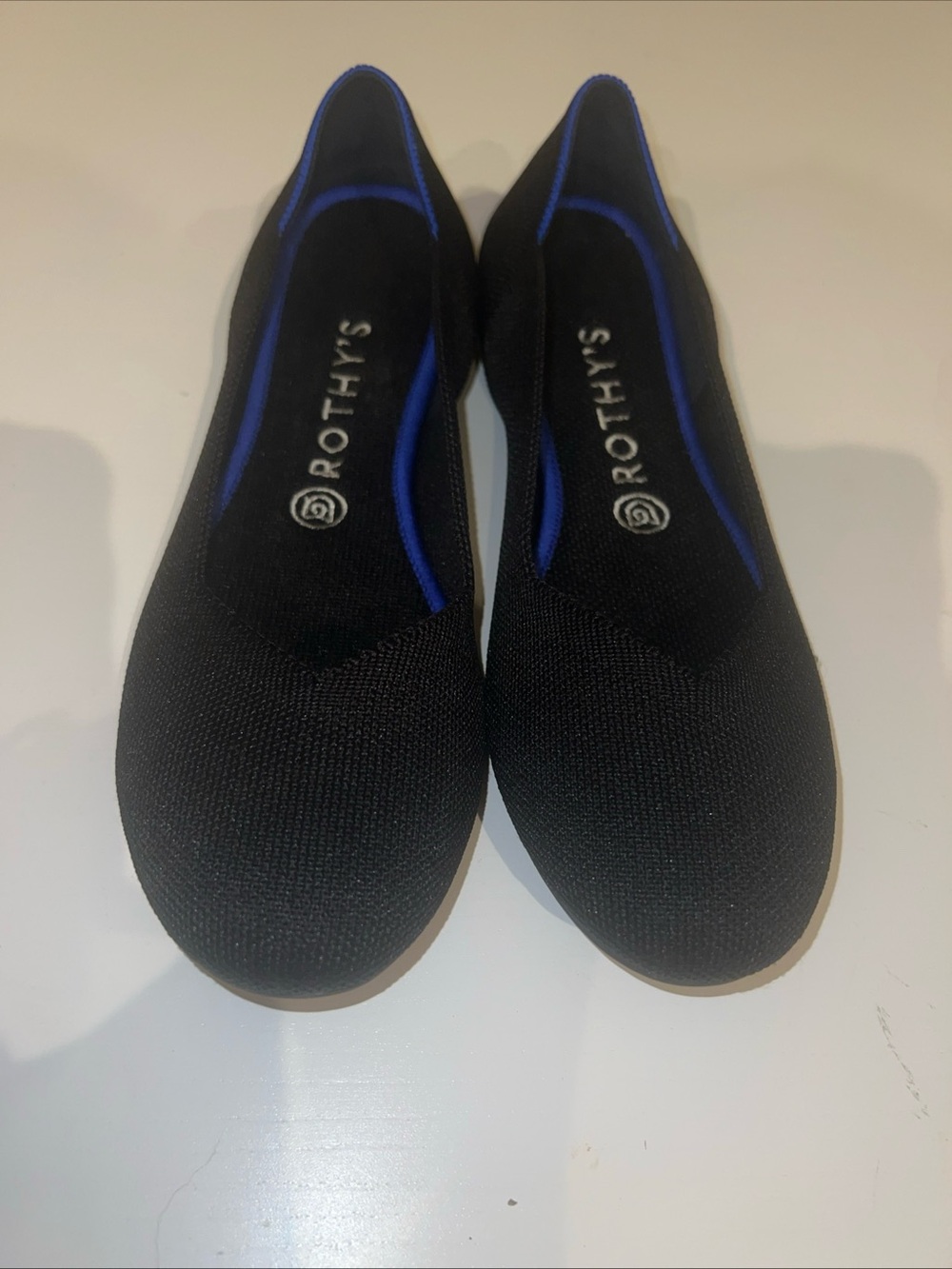 Rothy’s The Flat Round Toe Women’s US 9 Slip On Ballet Shoe Black